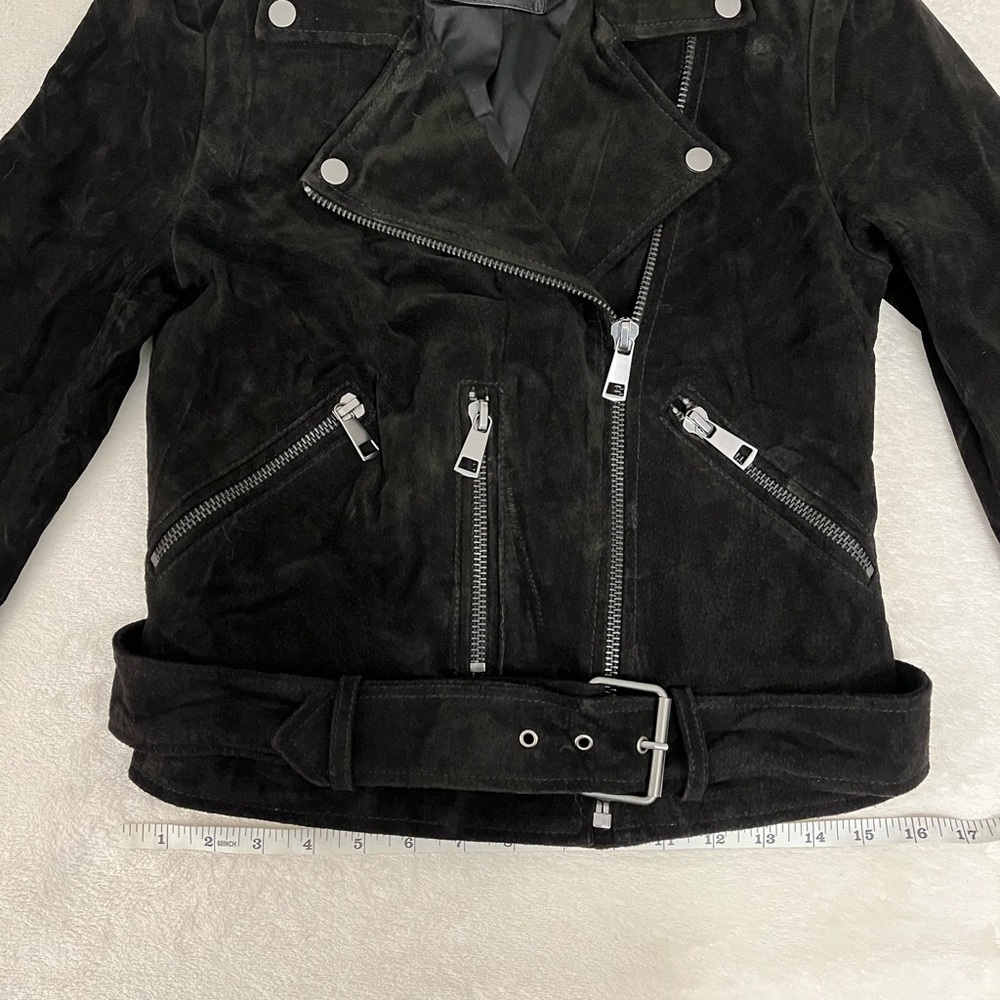 Black Suede Moro Jacket Bagatelle NYC - Picture 6 of 9